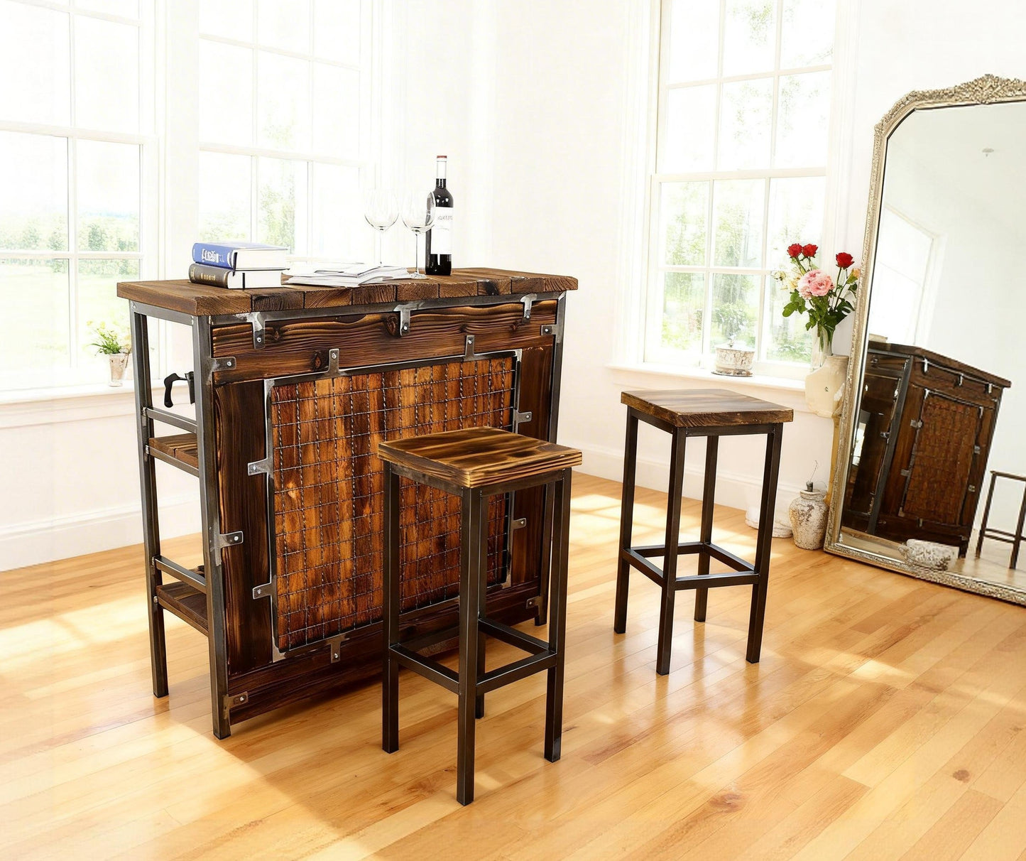 Барний стіл стілець стійка SAMBOR Лофт Вінтаж Бар Індустріальний дизайн 