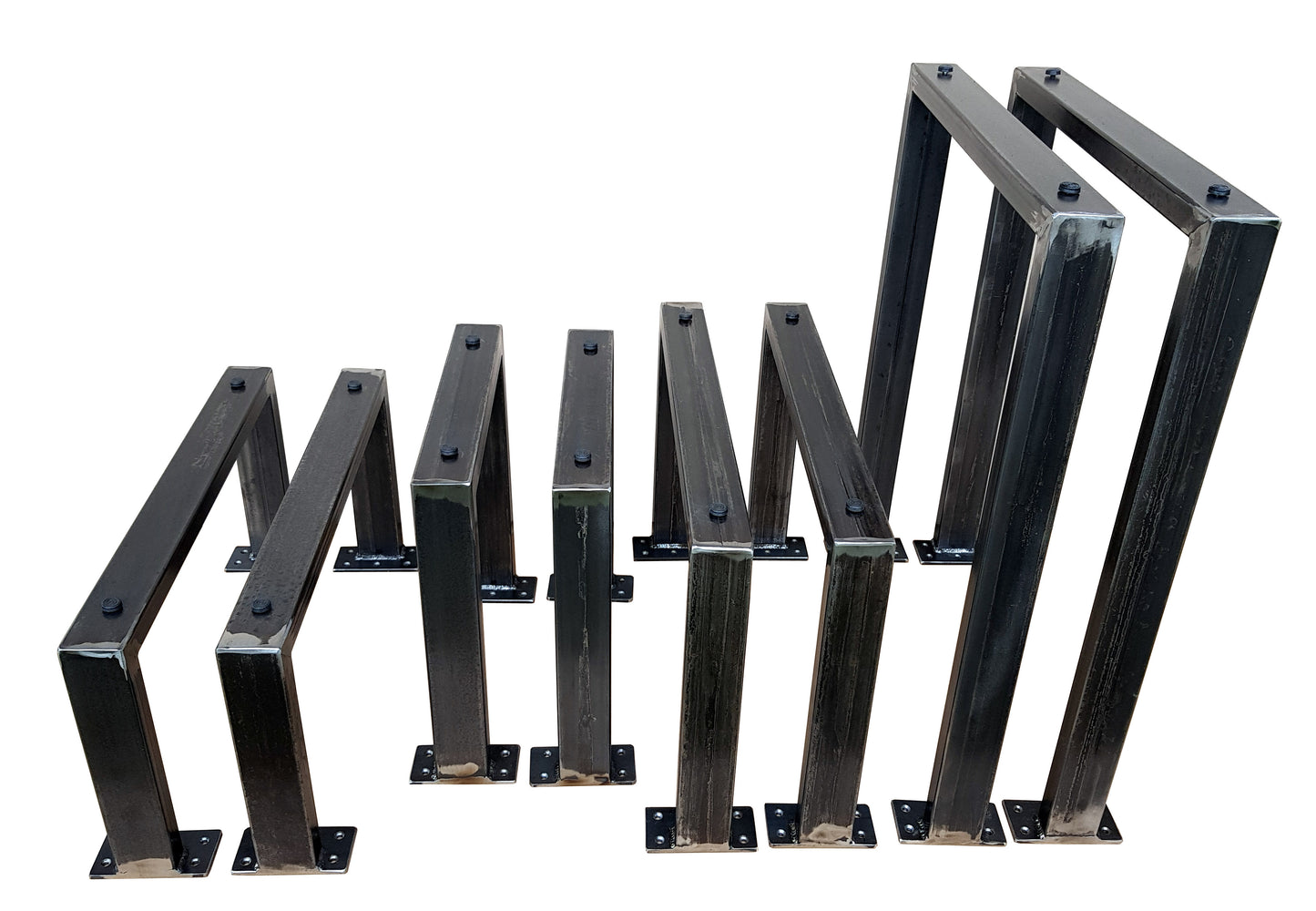 CHYRKA® Struttura da tavolo SWIRZ MTS 1 paio (2 pezzi) struttura a slitta gambe per tavolo 60x30 struttura per tavolo base per tavolo